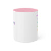 RE's Blessed/RE Pink Cross Colorful Mugs, 11oz