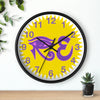 Lavender/Pink RE Logo Wall Clock