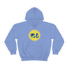 RE Blue/Blue Logo Unisex Heavy Blend™ Hooded Sweatshirt