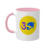 Blue/Lavender RE Logo Colorful Mugs, 11oz