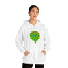 RE Green Lotus Unisex Heavy Blend™ Hooded Sweatshirt