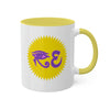 Lavender/Pink RE Logo Colorful Mugs, 11oz