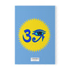 RE's Blue/Blue Logo Softcover Notebook, A5