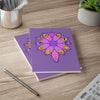 RE's Lavender/Pink Lotus Flower Softcover Notebook, A5