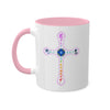 RE's Mission Statement/Pink Cross Colorful Mugs, 11oz