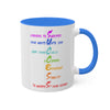 RE's Success/RE Blue Cross Colorful Mugs, 11oz